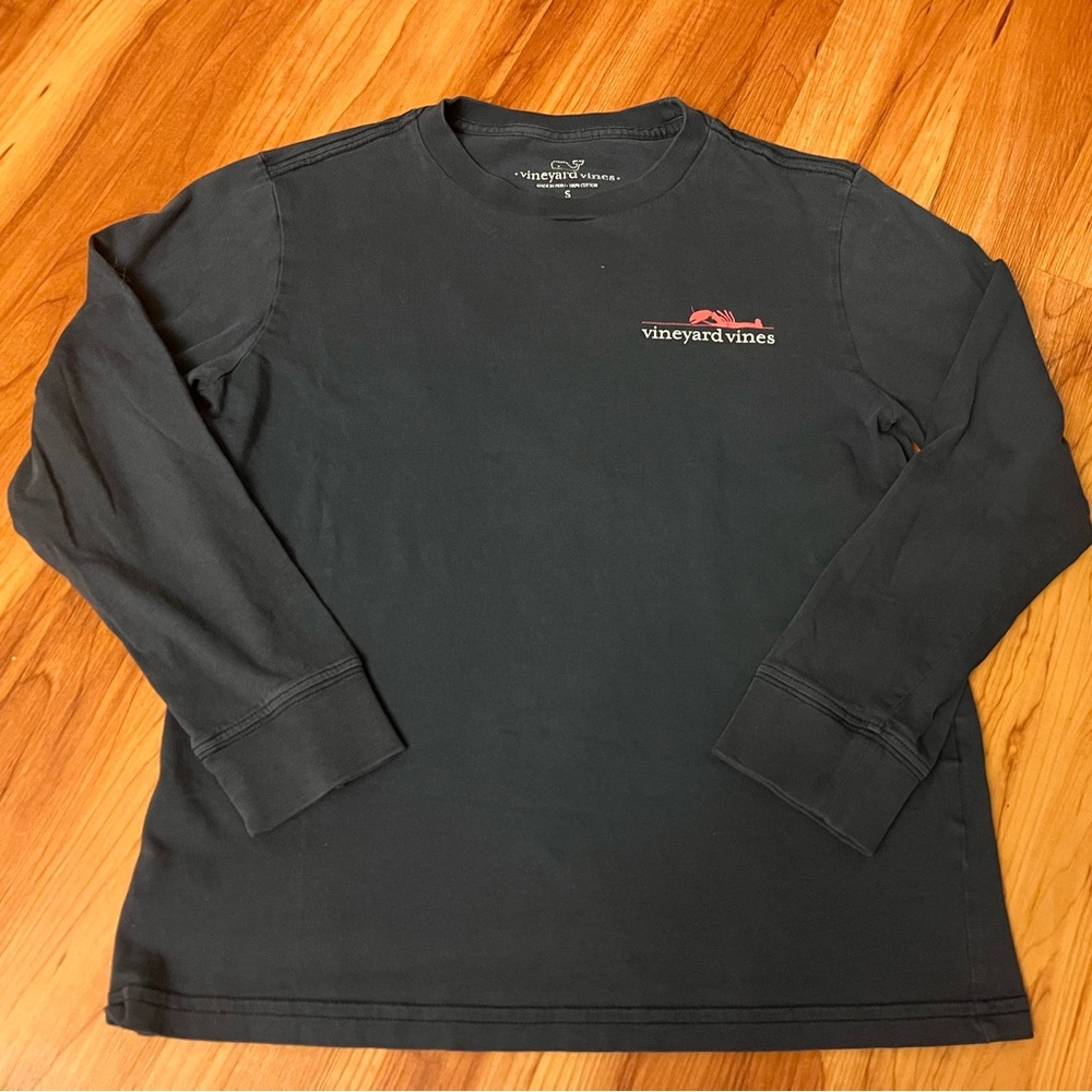 Vineyard Vines Boys’s Dark Blue Long Sleeve Tee